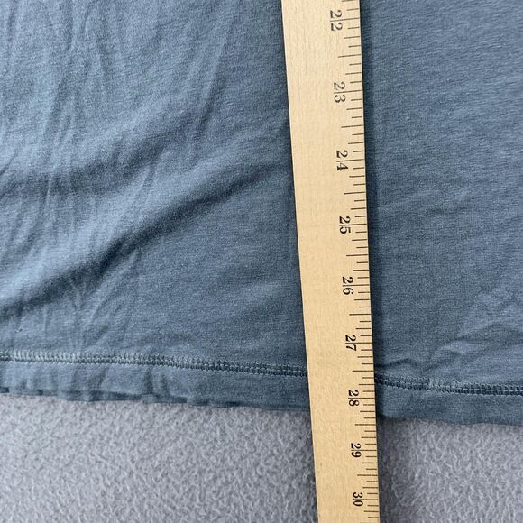 Tasc Shirt Mens Large Blue/Gray Long Sleeve Performance Bamboo Stretch Athletic - Picture 7 of 14